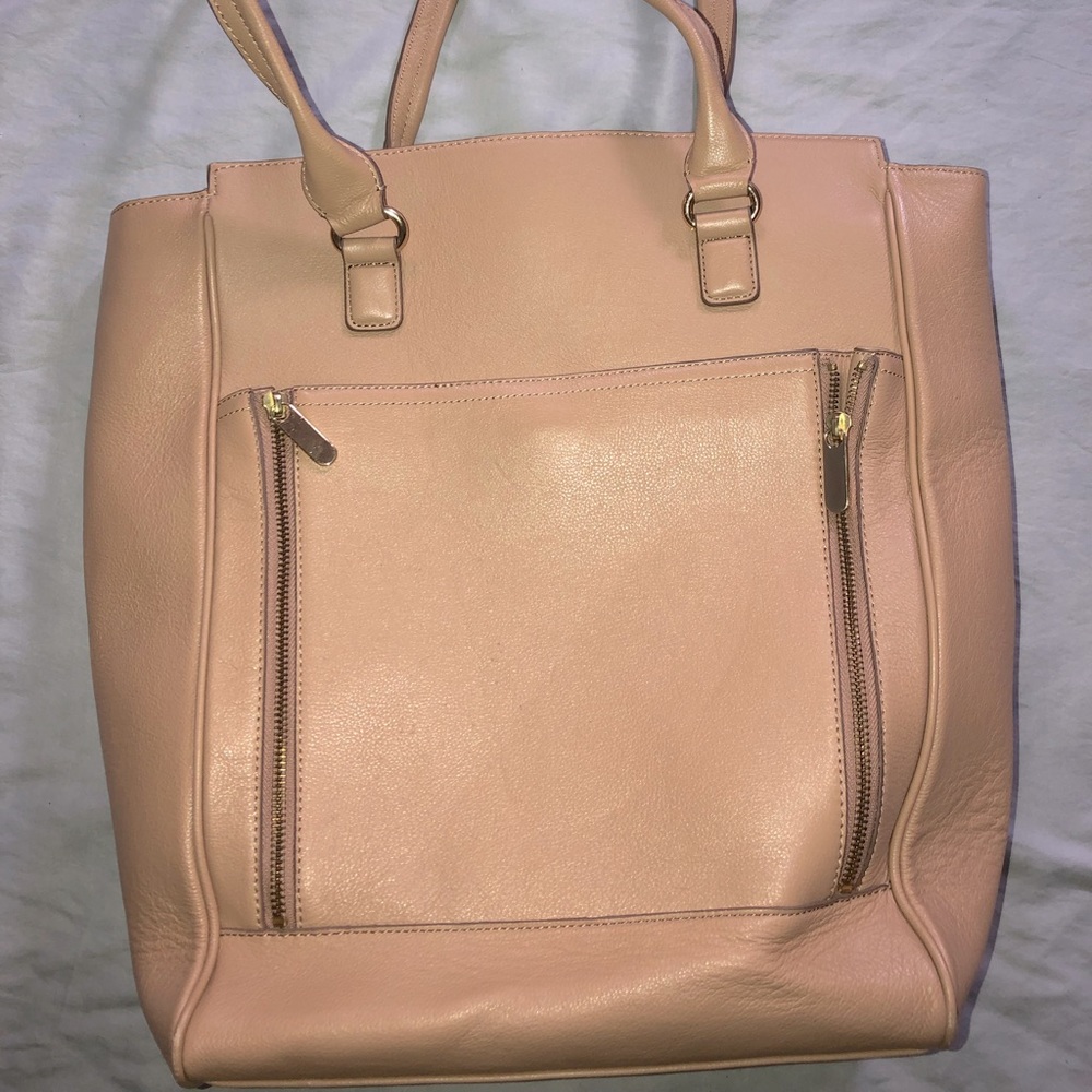 Cow leather laptop bag